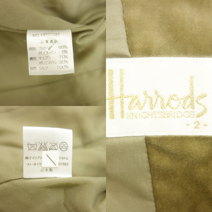 Good condition ◆ Harrods Setup Velor Ladies Brown 2 HARRODS [AFB16] 