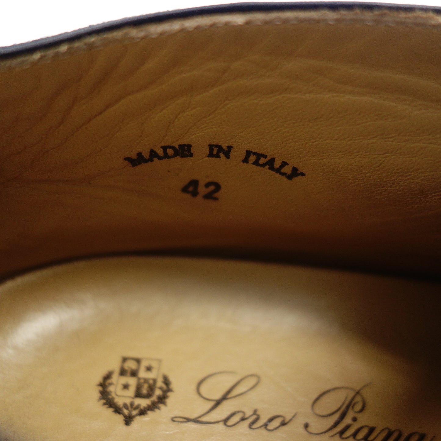Loro Piana slip-on nubuck OPEN WALK Made in Italy Men's Navy Size 42 Loro Piana [AFC19] [Used] 