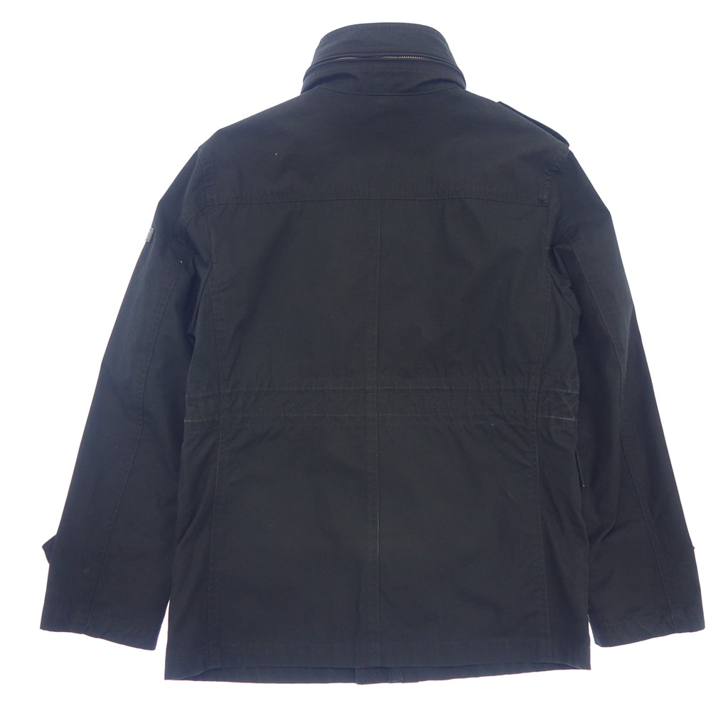 Used ◆Black Label Crestbridge Jacket Cotton Men's Black Size M BLACK LABEL CRESTBRIDGE [AFB41]