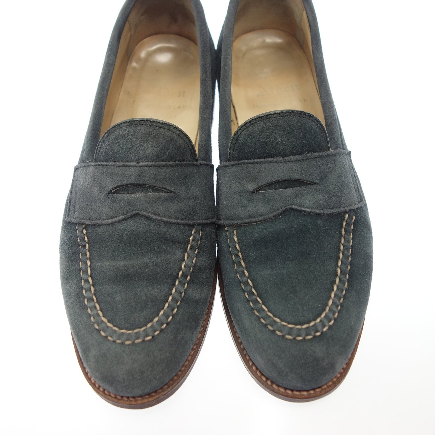 Used ◆Alden Loafers 96961 Suede Men's Blue US7.5 Alden [AFC24] 