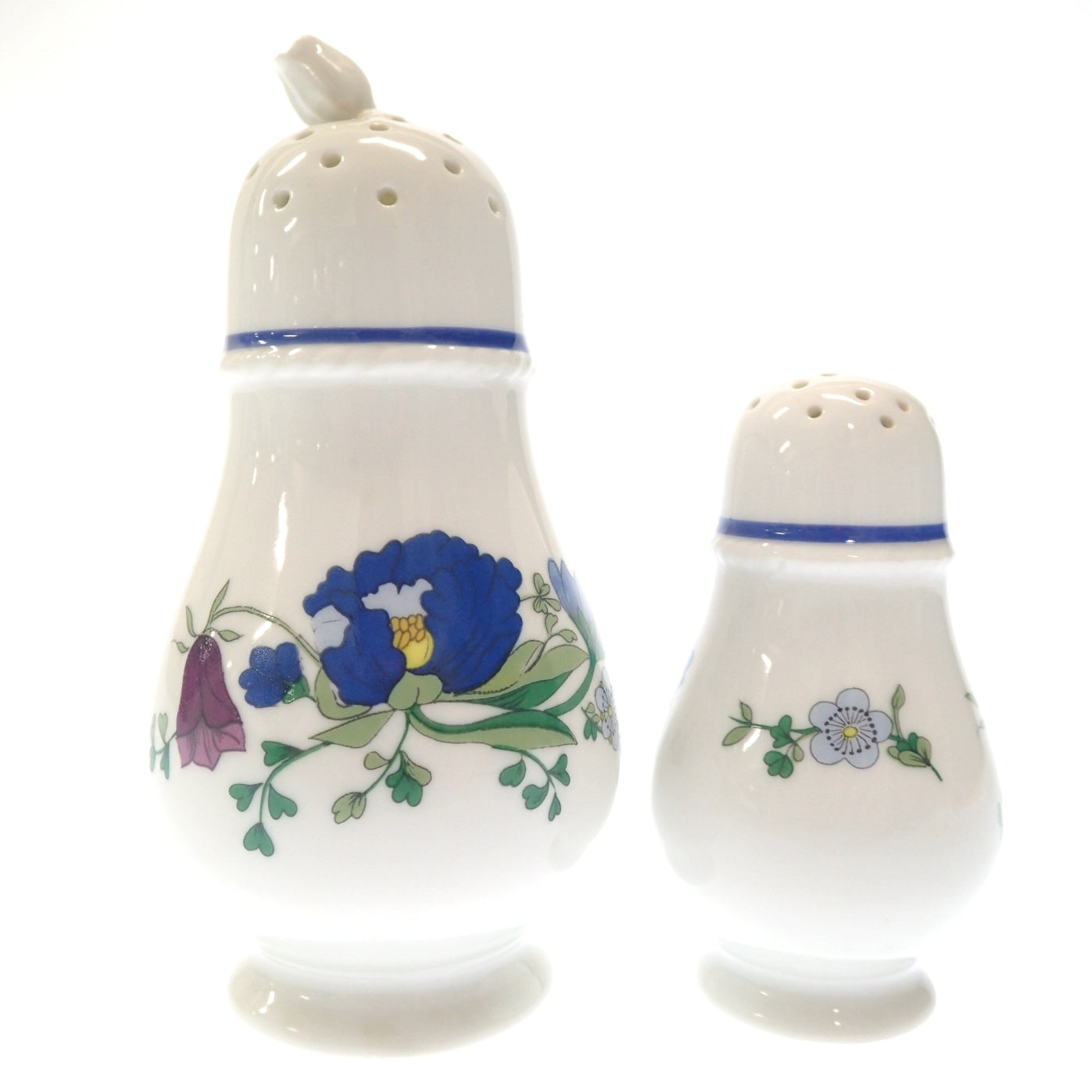 極美品◆リチャードジノリ ソルト＆ペッパー 調味料入れ 花柄 Richard Ginori【AFI18】