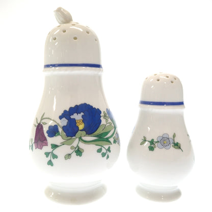 極美品◆リチャードジノリ ソルト＆ペッパー 調味料入れ 花柄 Richard Ginori【AFI18】