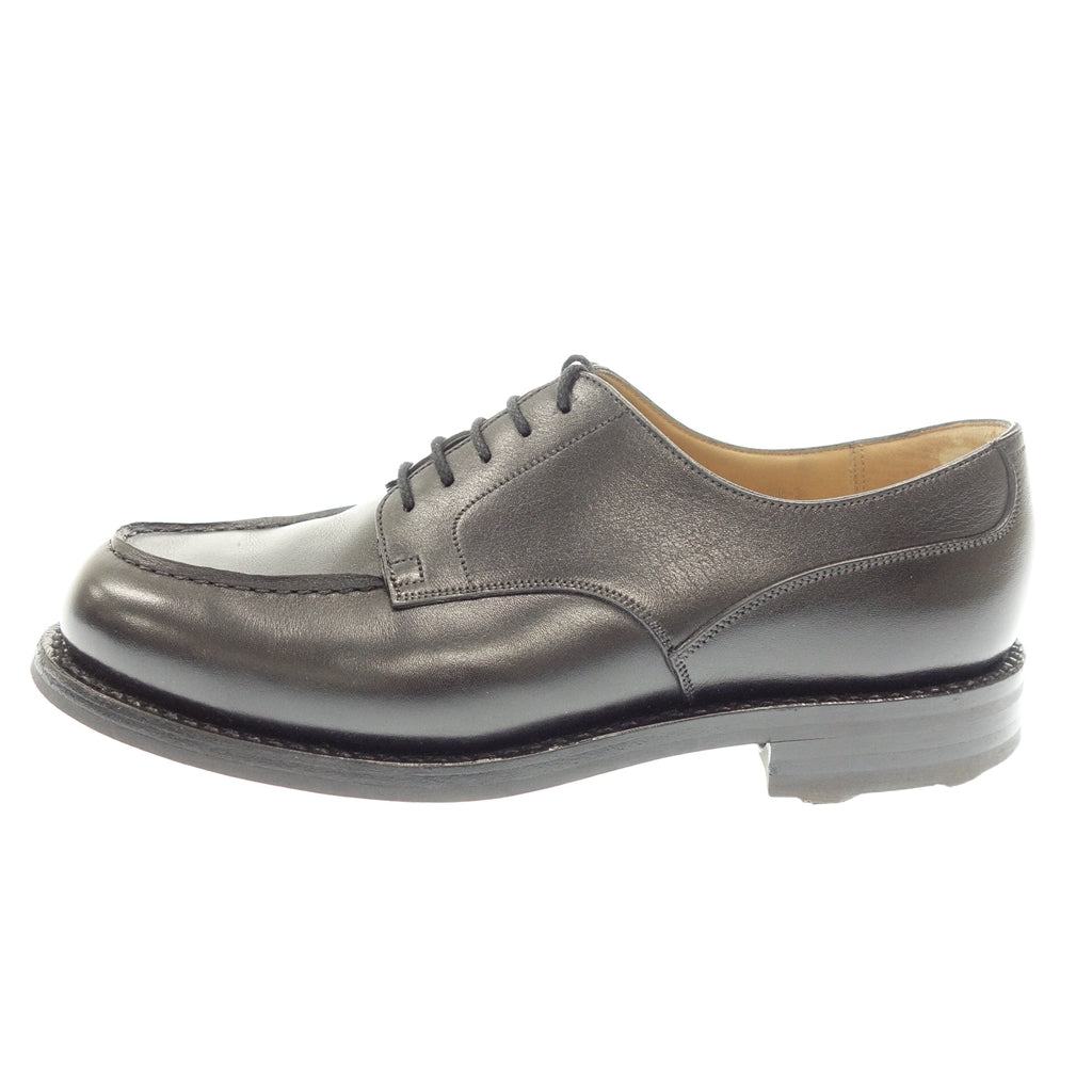 Good Condition◆JMWESTON Leather Shoes U Tip 641 Golf Russian Calf Men's 6E Black JMWESTON GOLF [LA] 