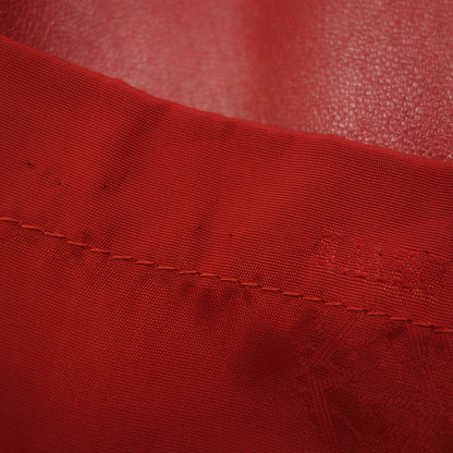 二手 LOEWE 皮革裙子 Anagram Nappa 皮革女式红色 尺寸 38 LOEWE [AFB42] 