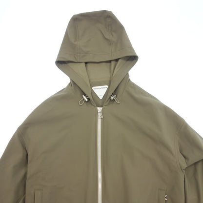 Good condition ◆ Bottega Veneta zip-up jacket with hood Silver hardware Men's Size 50 Beige BOTTEGA VENETA [AFB5] 