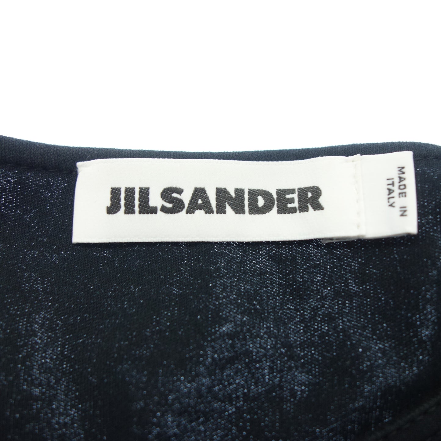 ジルサンダー ワンピース ノースリーブ コットン レディース ブラック 38 JIL SANDER【AFB16】【中古】