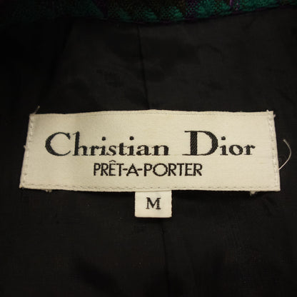 品相良好 ◆ Christian Dior Pret-a-Porter 定制夹克 2B 夹克羊毛格纹复古女士多色 M Christian Dior PretaPorter [AFB38] 