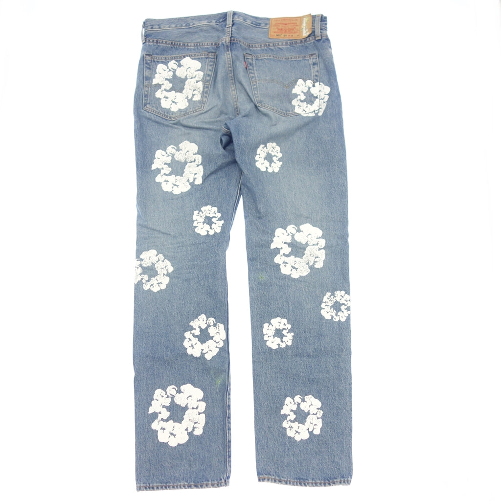 Used◆Denim Tears x Levi's Denim Pants 501DT Light Wash Flower Embroidery Men's Blue Size 36 PC9-A1592-0001 DENIM TEARS x LEVI'S [AFB45] 