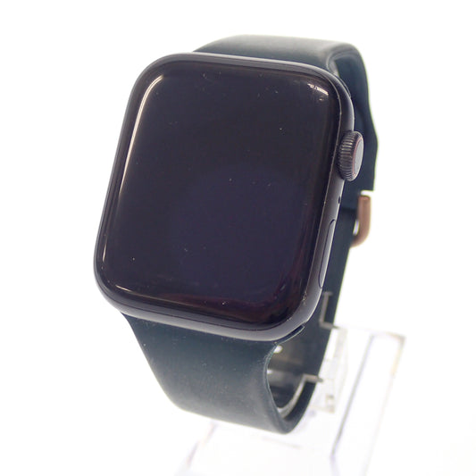 アップルウォッチ SE 44MM スペースグレイ アルミニウム グレー×緑 Apple Watch【AFI17】【中古】