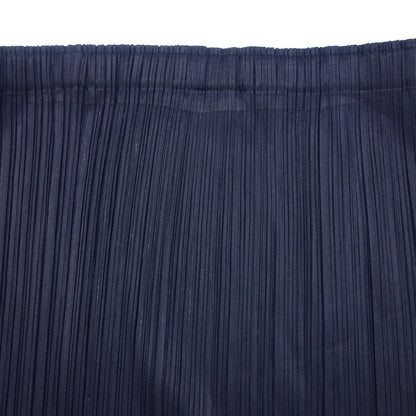 状况良好 ◆ Pleats Please Issey Miyake 裙子 PP55JG908 新款多彩基本款女式海军蓝尺码 2 PLEATS PLEASE ISSEY MIYAKE [AFB33] 