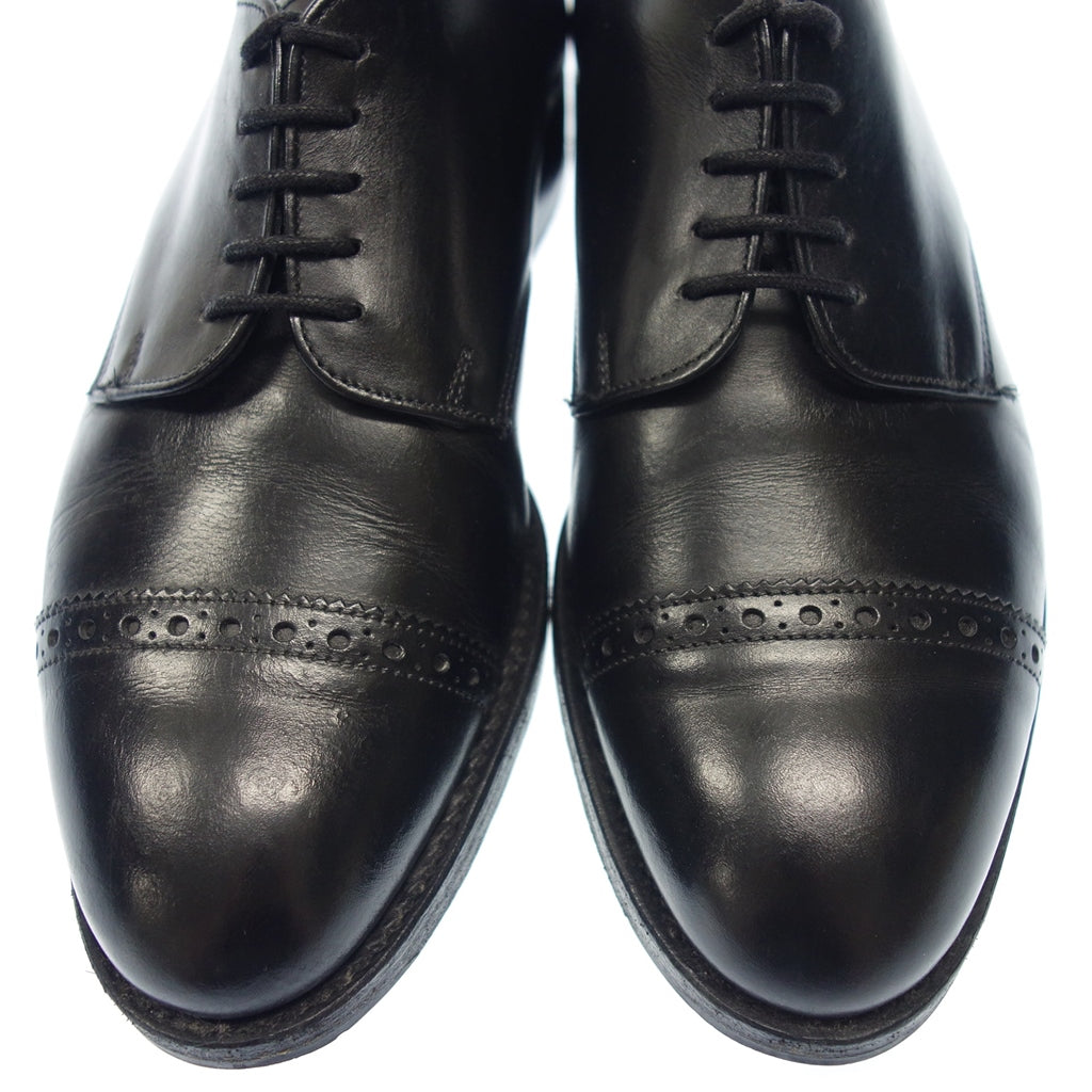 Good Condition◆JOSEPH CHEANEY Leather Shoes Straight Tip ASTWELL Men's Size 6 Black with Box JOSEPH CHEANEY [AFD8] 