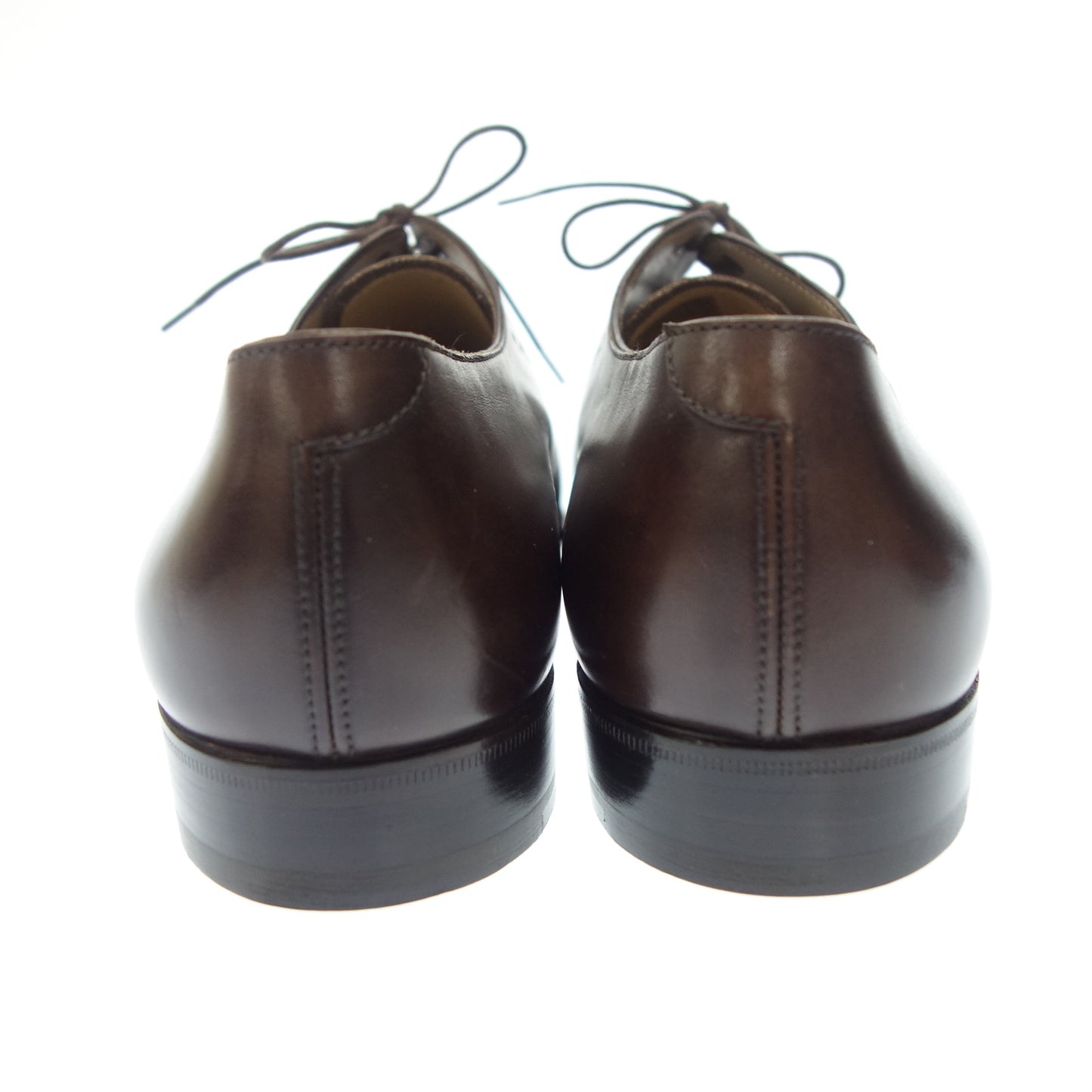 Good condition ◆ Berluti lace-up leather shoes punching plain toe men's brown size 7.5 Berluti [AFC44] 