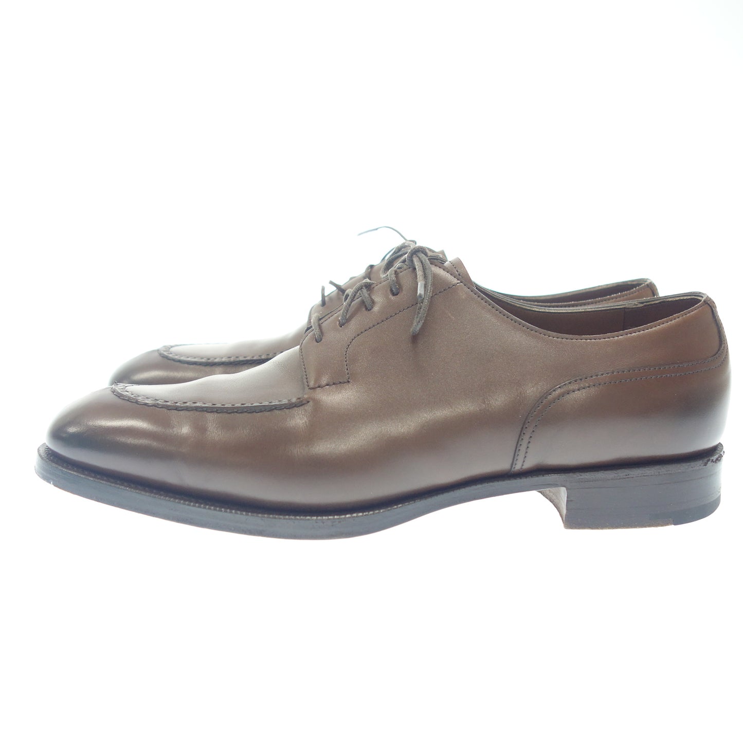 Good Condition◆Edward Green Leather Shoes Dover U Tip Brown UK9D EDWARDGREEN 