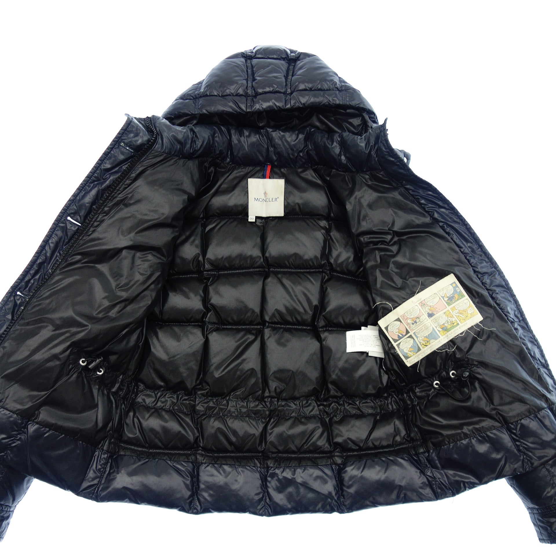 美品◆モンクレール ダウンジャケット ソーテルヌ SAUTERNES レディース 00 ネイビー MONCLER【AFA16】