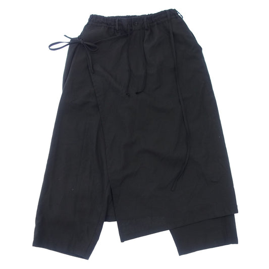 Good Condition ◆ Ground Y Pants Deformed 3WAY Skirt GV-P18-100 Men's Black Size 3 Ground Y [AFB26] 