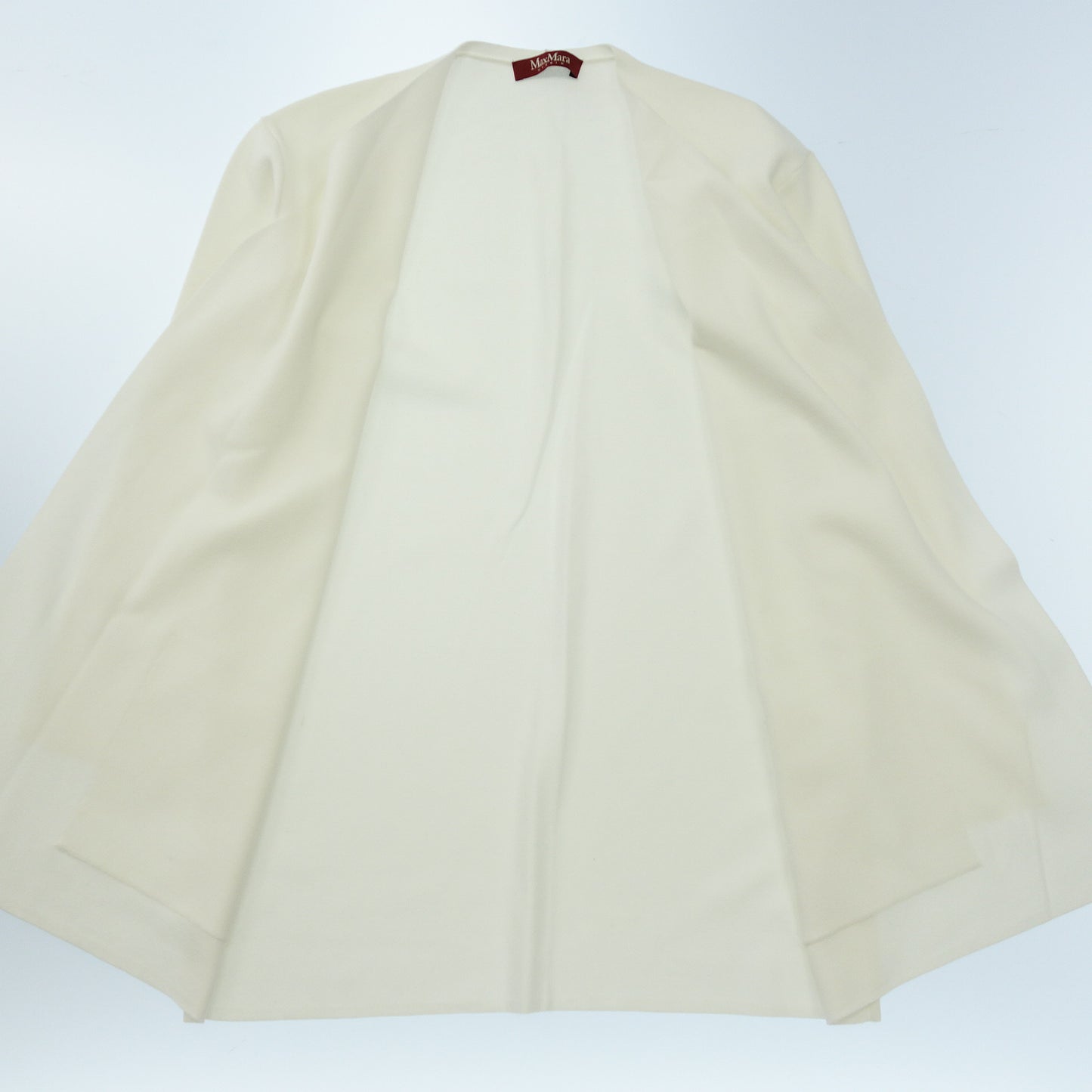 MaxMara Studio Collarless Jacket Long White Women's MaxMara [AFB40] [Used] 