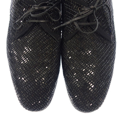 二手的 ◆Salvatore Ferragamo 鞋装饰亮片男式尺寸 9 黑色 Salvatore Ferragamo [AFC30] 