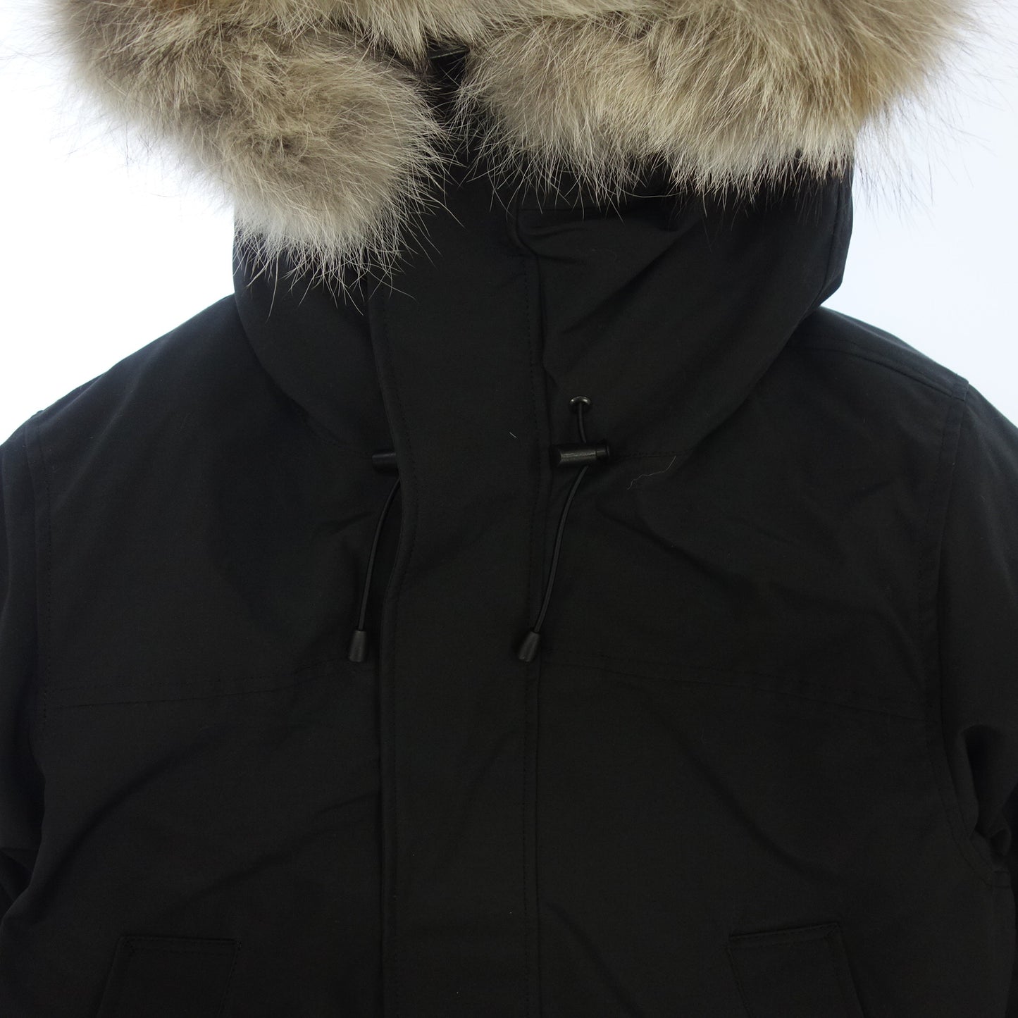 カナダグース ダウンコート ラングフォードパーカー 2062MA メンズ M 黒 CANADA GOOSE【AFA12】【中古】