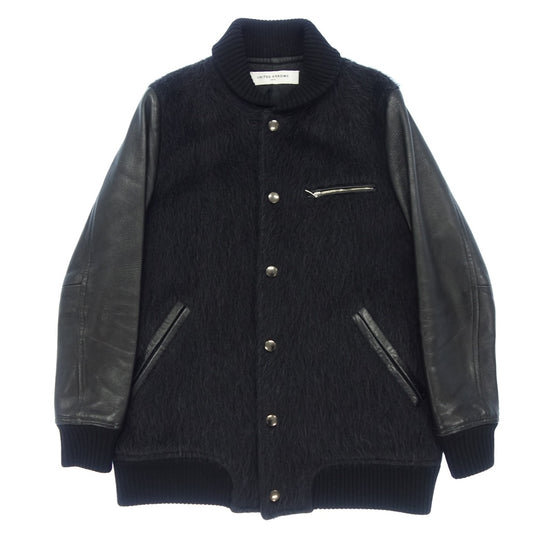 Used ◆United Arrows jacket leather switching ladies size 38 black UNITED ARROWS [AFB23] 