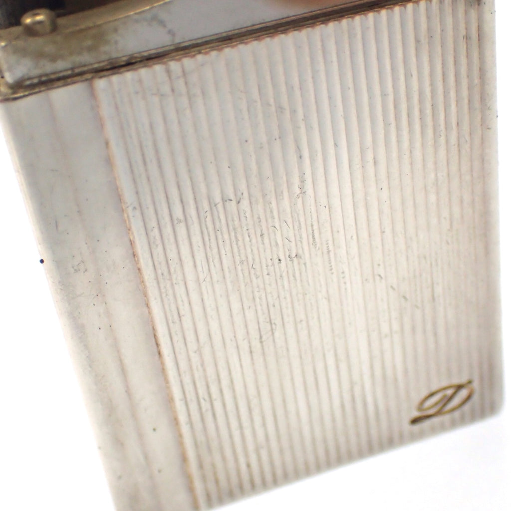 Used ◆DuPont Line 2 Gas Lighter GP Silver with box ST Dupont [AFI18] 