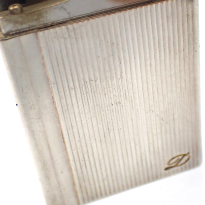 Used ◆DuPont Line 2 Gas Lighter GP Silver with box ST Dupont [AFI18] 