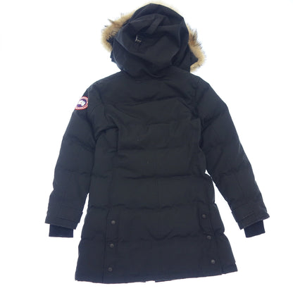 二手◆加拿大鹅羽绒服 3802LA Shelburne 派克大衣女式黑色 XS 码 CANADA GOOSE [AFA18] 