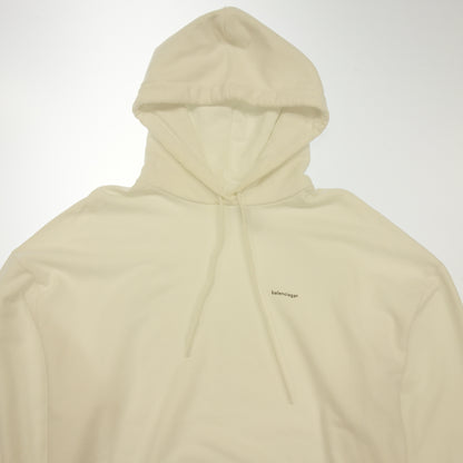 Used ◆ Balenciaga Pullover Parka Chest Logo 492249 Men's Size XS White BALENCIAGA [AFB14] 