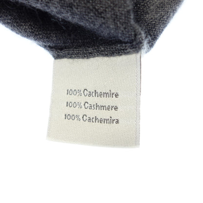 Good Condition◆Hermes Knit Sweater Turtleneck Cashmere 100 Men's Gray Size XL HERMES [AFB53] 