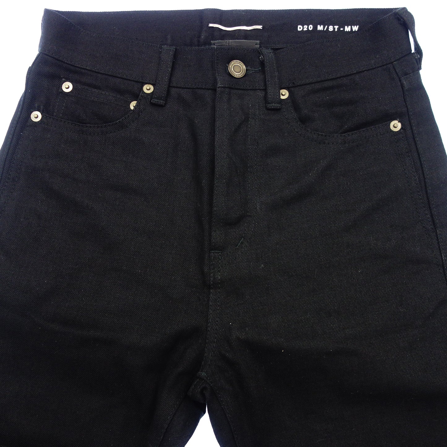 Good Condition◆Saint Laurent Denim Pants 584475 Women's Size 26 Black SAINT LAURENT [AFB19] 