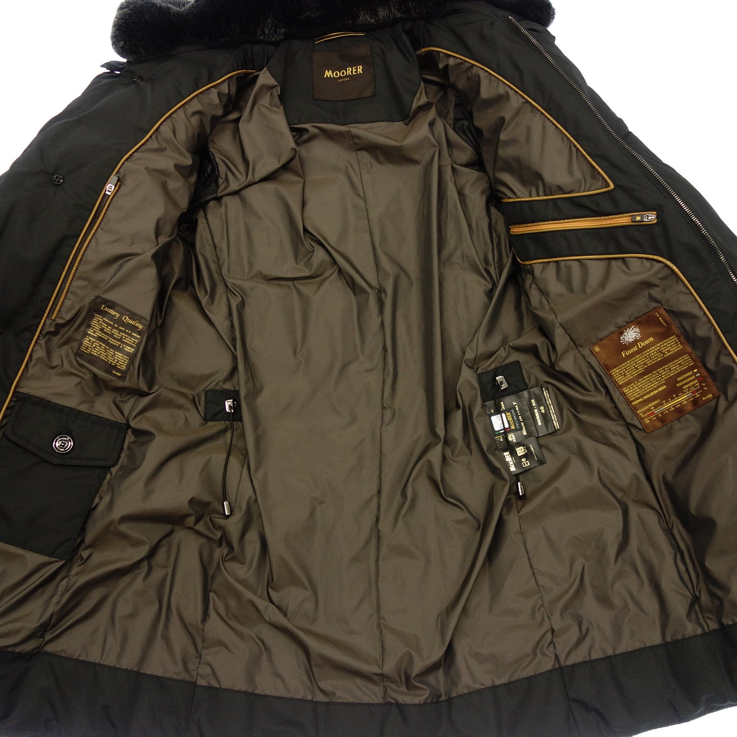 Good condition ◆Moorer Down Jacket Morris MORRIS KM Men's Gray Size 46 MOORER [AFA4] 