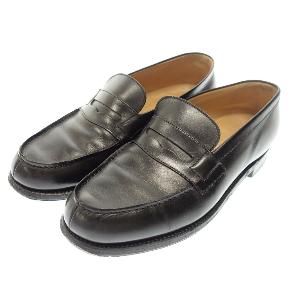 Good condition◆JMWESTON Leather shoes Signature loafers 180 Men's 6D Black JMWESTON [LA] 