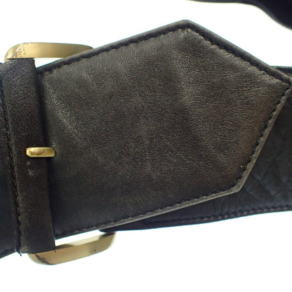 Used ◆LOEWE Shoulder Bag Anagram Nappa Leather Gold Hardware LOEWE [AFE5] 