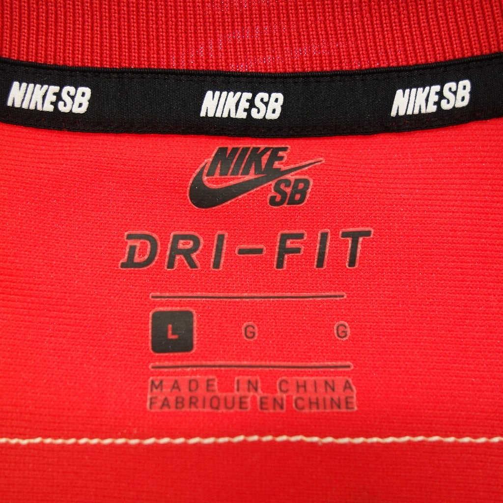 二手 ◆ 耐克滑板衬衫 Dry Fit 男士 L 码 红色 NIKE SB DRY-FIT [AFB33] 