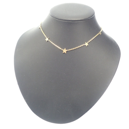Good condition◆Dior necklace gold star DIOR [AFI12] 