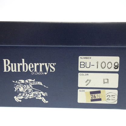 Unused◆Burberrys Leather Shoes Tassel Loafers Men's Black Size 6.5 Burberrys [AFD8] 