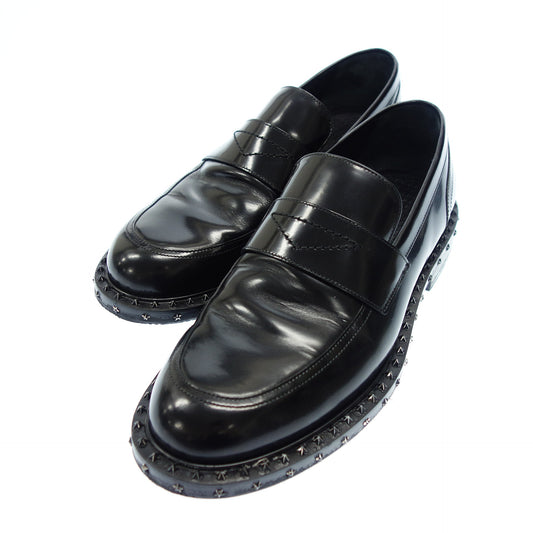 Jimmy Choo coin loafers studded men's black 41 JIMMY CHOO [AFC46] [Used] 