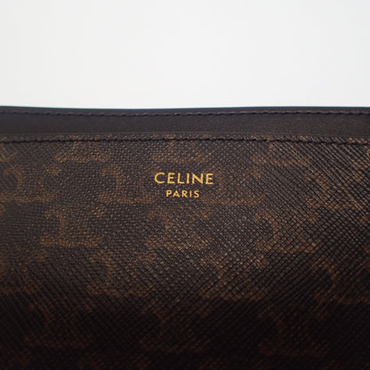 Very good condition ◆ Celine card case PVC Triomphe 10B702 CELINE [AFI18] 