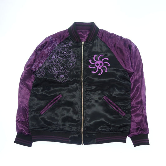 Extremely beautiful item ◆Tangled Soul Jacket Sukajan Reversible One Piece Boa Hancock Men's M Purple [AFB28] 