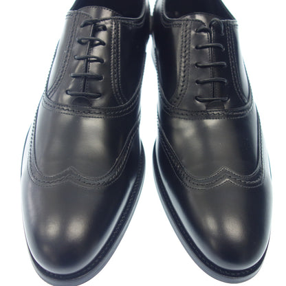 Like new◆CARLO BOTRINI Leather Shoes Wing Tip Men's 44 Black CARLO BOTRINI [AFC34] 