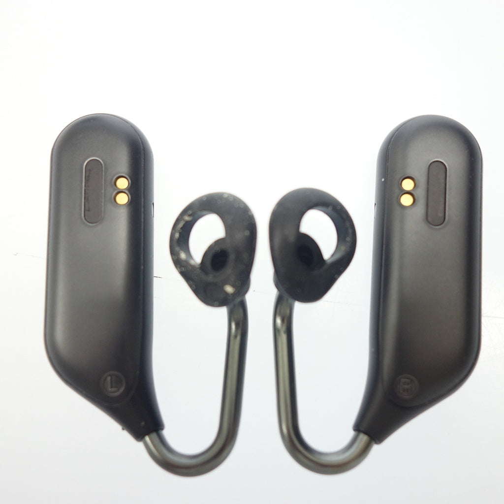 美品◆ソニー 完全ワイヤレスイヤホン オープンイヤー XEA20 SONY XPERIA Ear Duo ブラック SONY【AFI22】