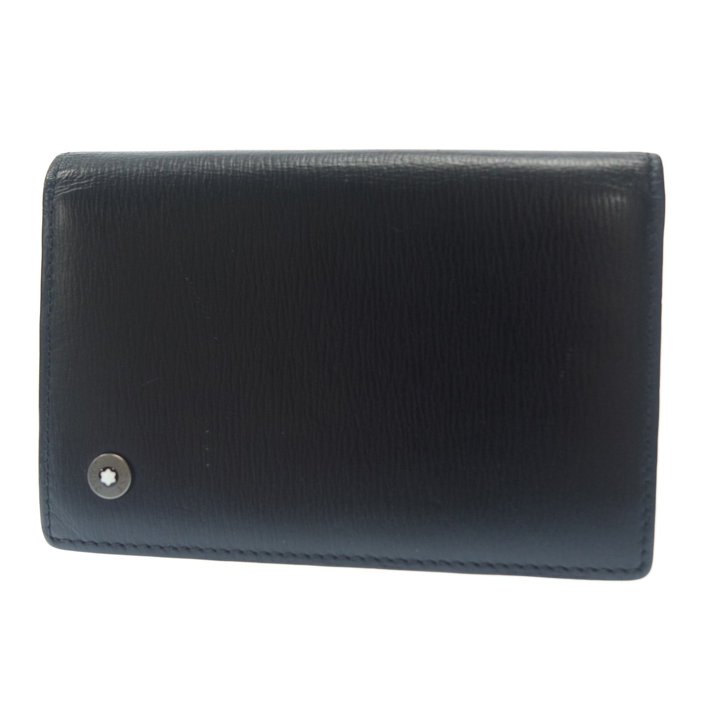 Montblanc card case business card holder leather black MONTBLANC [AFI6] [Used] 