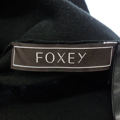 美品◆フォクシー ブティック ノースリーブ 42199 AFFETTO レディース ブラック系 サイズ40 FOXEY BOUTIQUE【AFB31】