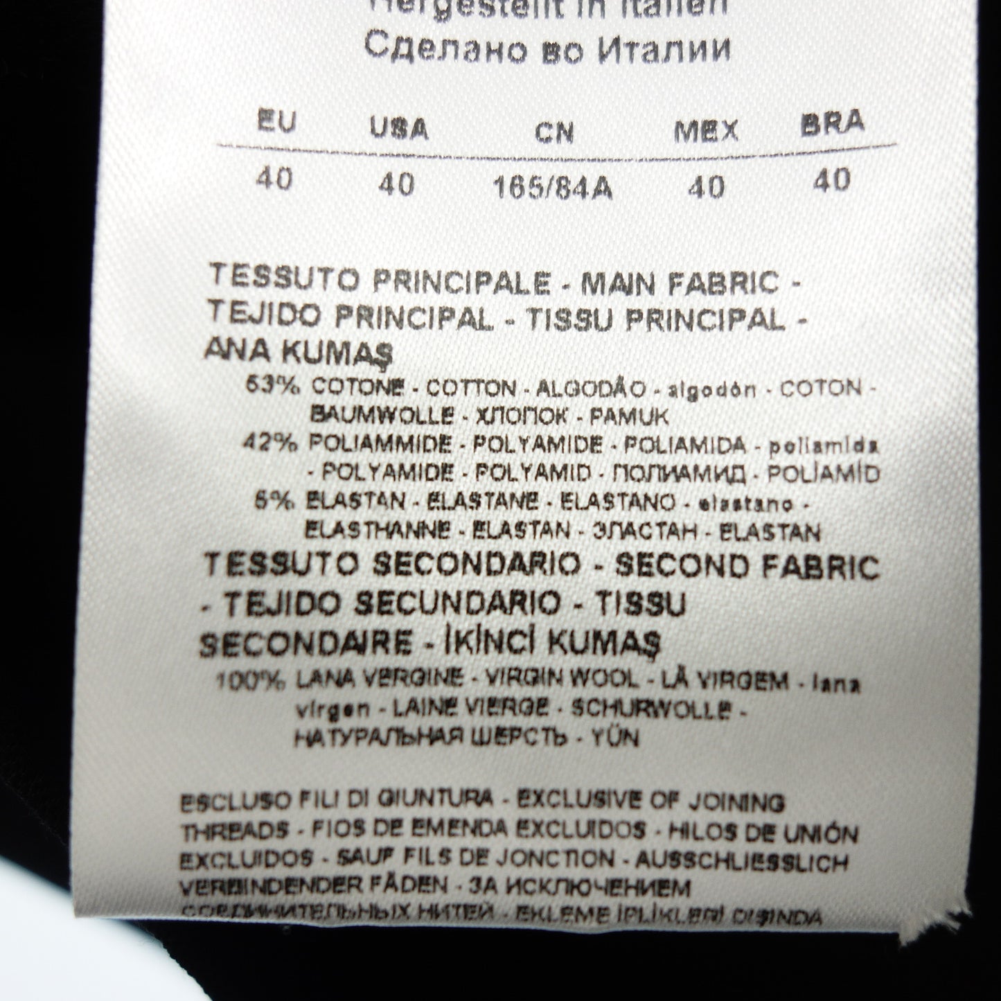 ジョルジオアルマーニ ジャケット 3ポケット レディース ブラック 40 GIORGIO ARMANI【AFB15】【中古】