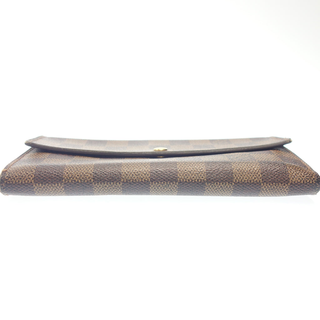 Used ◆Louis Vuitton Wallet Damier Portefeuille Sara N61726 Brown Louis Vuitton [AFI6] 