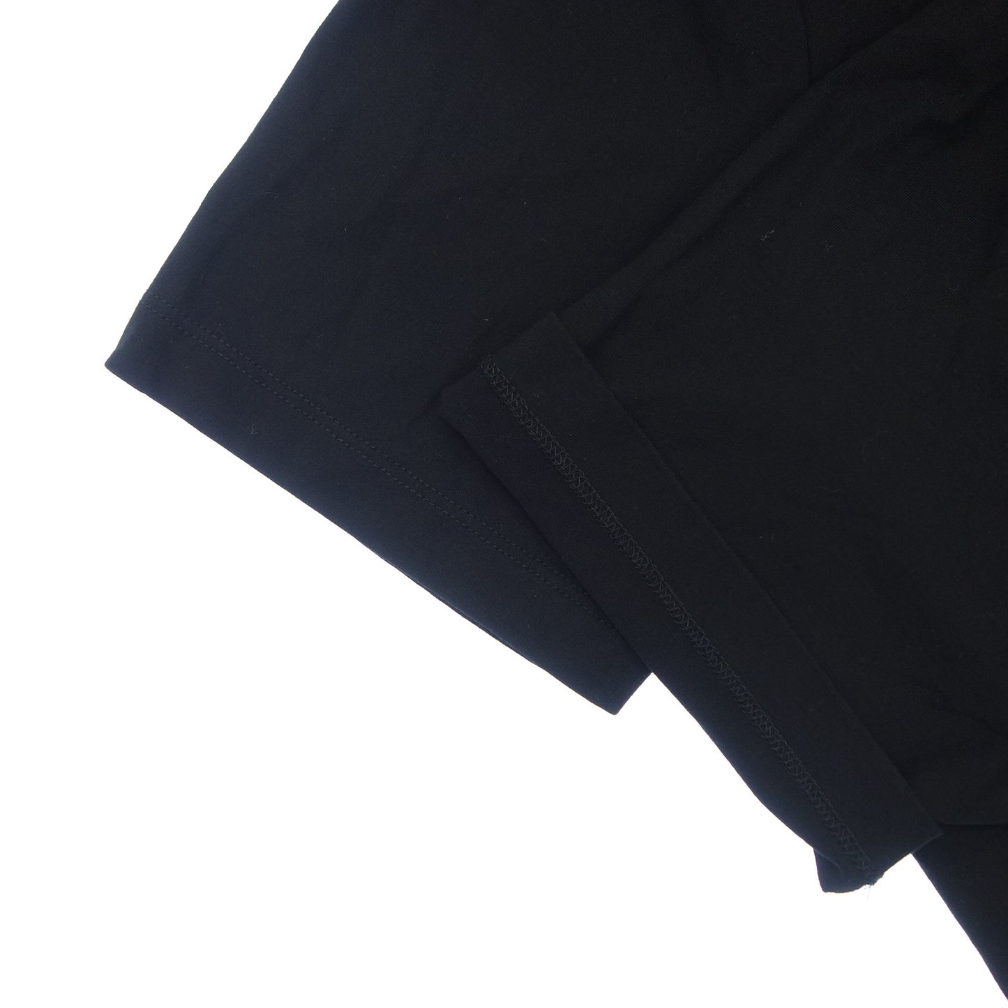 Good Condition◆Hermes Short Sleeve Polo Shirt Stretch Material Men's Black Size L HERMES [AFB23] 