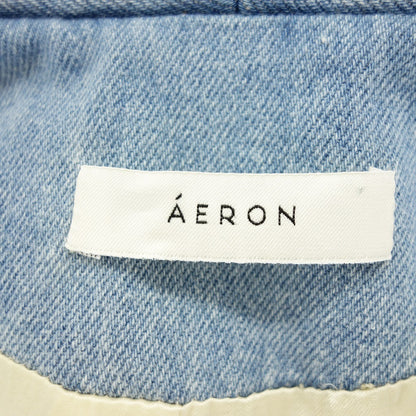 Good condition ◆ Aeron denim jacket with padding super soft denim men's size 36 AERON [AFA15] 