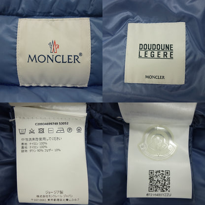モンクレール ダウンジャケット SALIX レディース 0 ブルー系 MONCLER【AFB32】【中古】