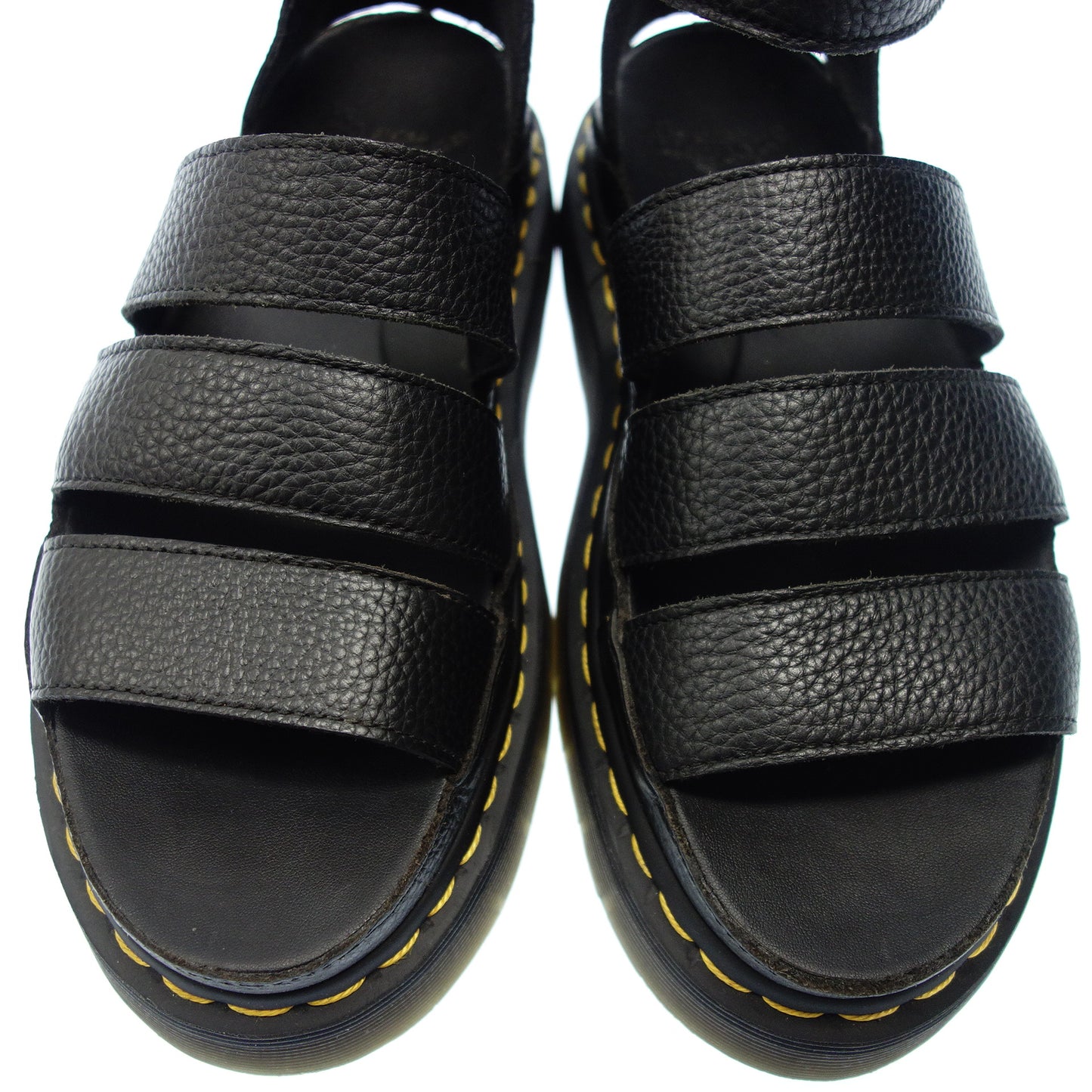 Dr. Martens leather sandals grained leather men's 6 black Dr. Martens [AFD2] [Used] 