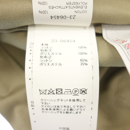 状况良好◆Sacai 棉质斜纹棉布袖针织转换上衣 23AW 女式米色 x 海军蓝 3 号 23-06454 sacai [AFA2] 