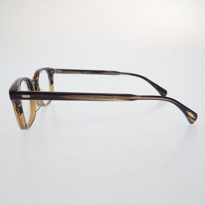 Unused ◆ Oliver Peoples Glasses Date Glasses Sarver-LA 8108 Brown with Case OLIVER PEOPLES [AFI8] 